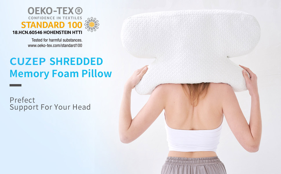Side Sleeper Pillow Anti Wrinkle Aging Pillow Gel Shredded