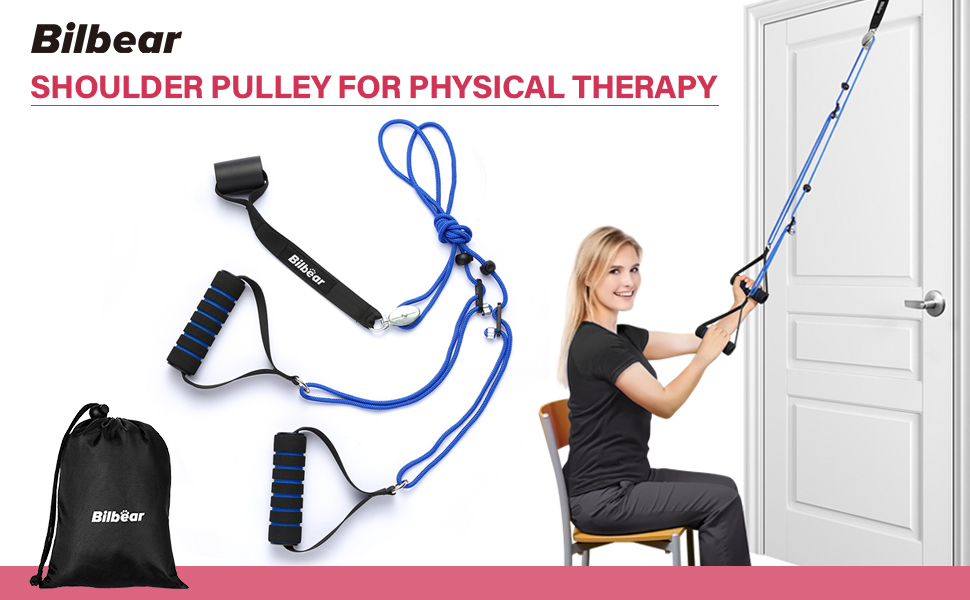 Bilbear Shoulder Pulley Over The Door Physiotherapy at Home,Arm Pulleys
