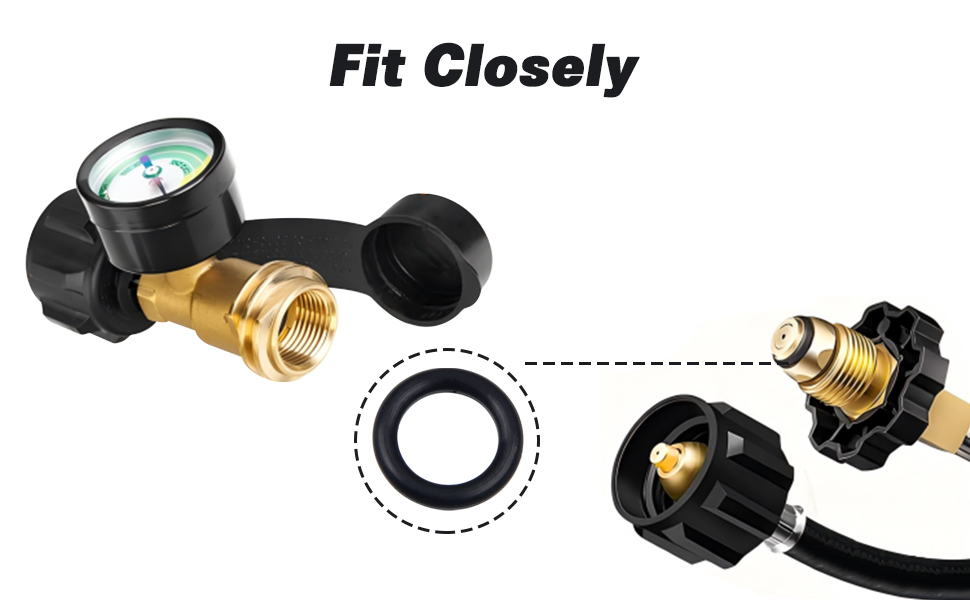 YUEARN 20 PCS Propane Tank ORing with 1PCS Thread Sealing