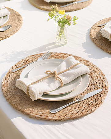 AIMSEAL Round Woven Placemats