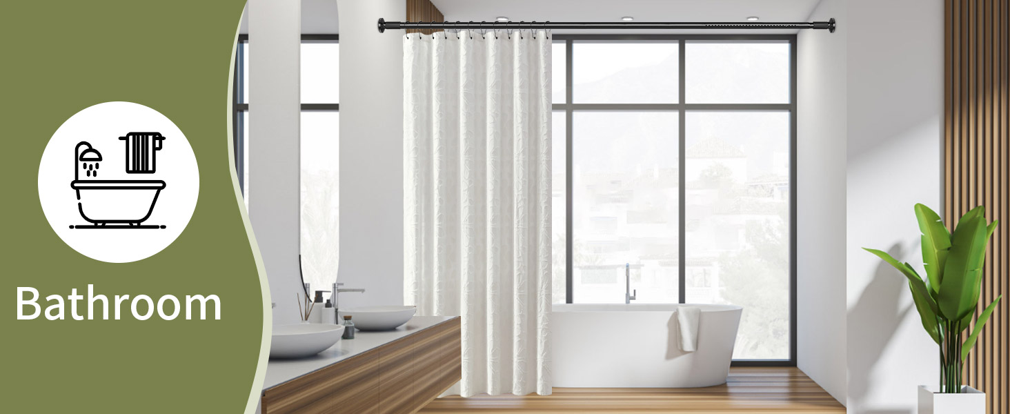 tension shower curtain rod