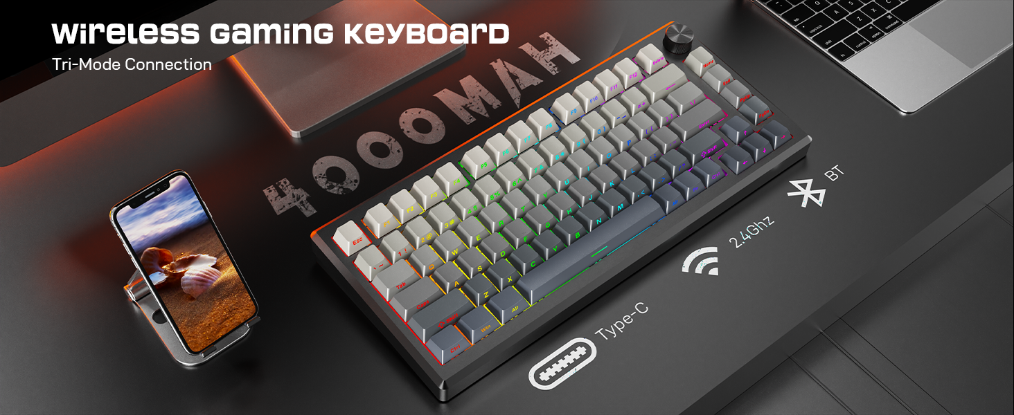 Wireless mechanical keyboard