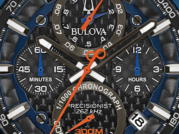Amazon.com: Bulova Men's Precisionist Gray Ion-Plated