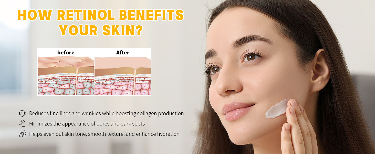 retinol cream; collagen cream; collagen face cream; anti wrinkle face cream;