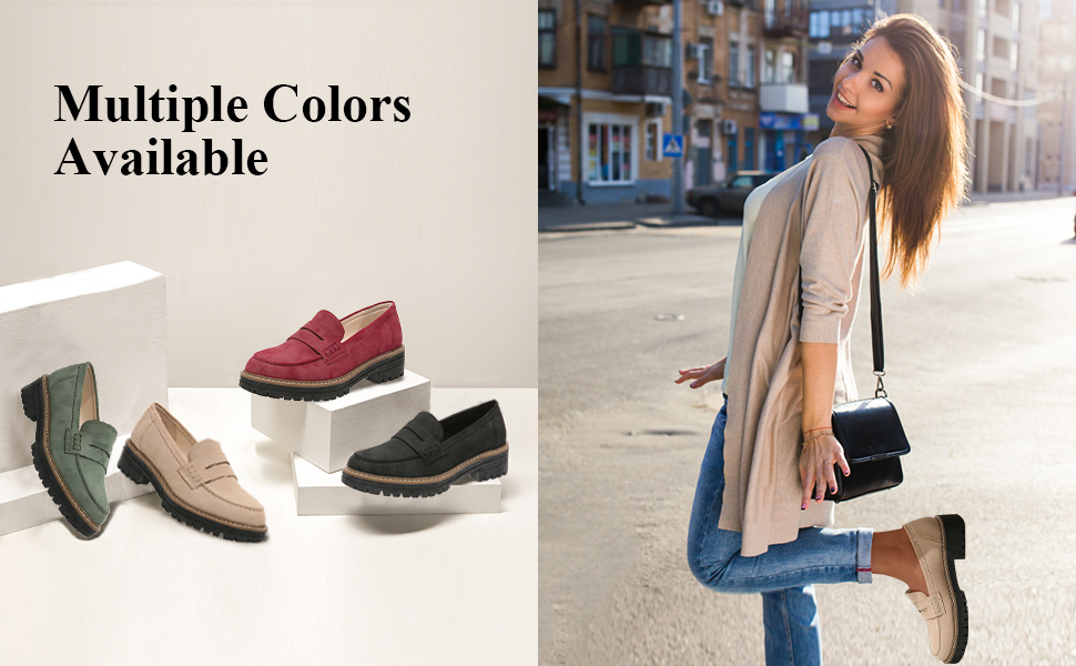 Loafers Women Shoes Platform Penny Loafer