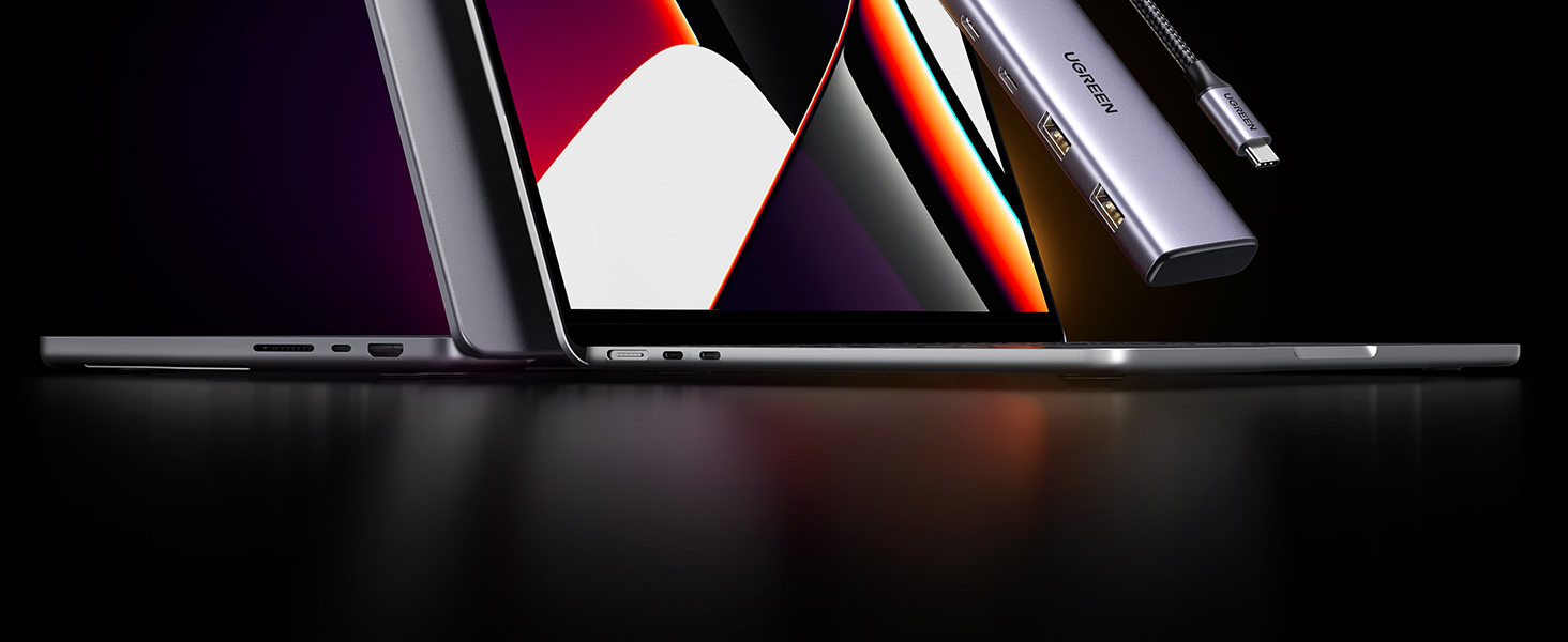 5Gbps USB C Hub 2A2C