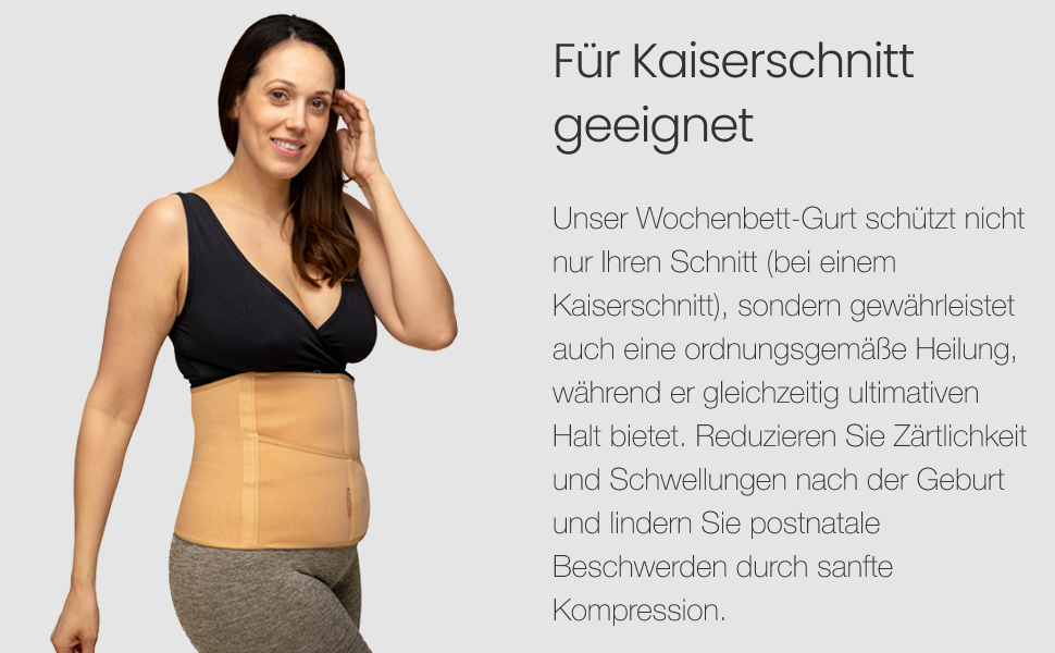 BABYGO® Postpartum Belly Wrap Gürtel für Damen Kaiserschnitt