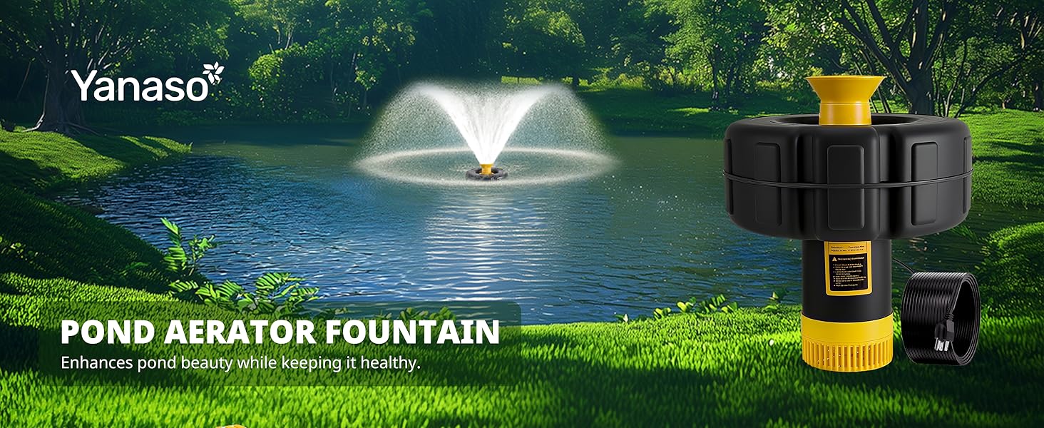 pond aerator fountain