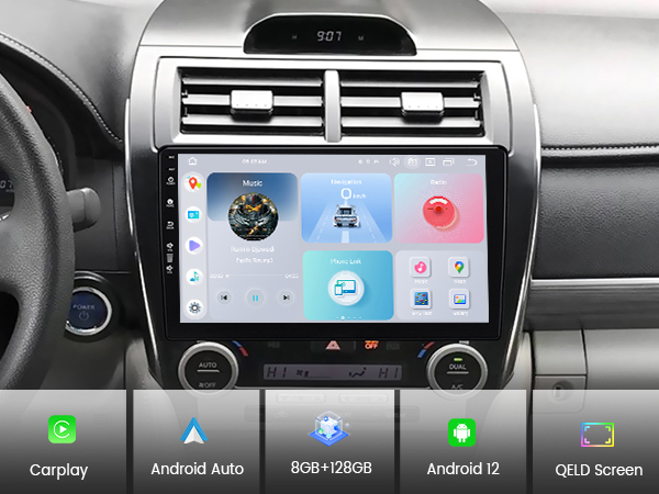 8+128 android radio for camry 2012-2014