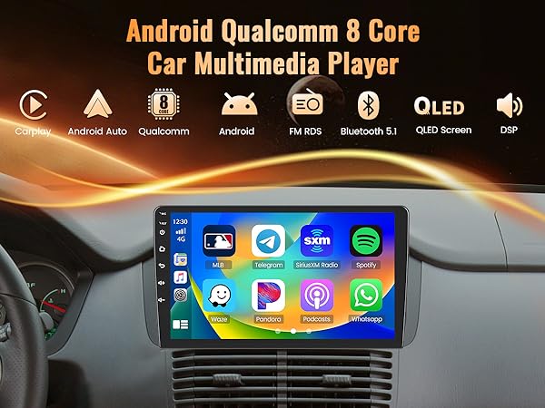 Amazon.com: 【Qualcomn Chipset】 8 Core 4+64G Android Car
