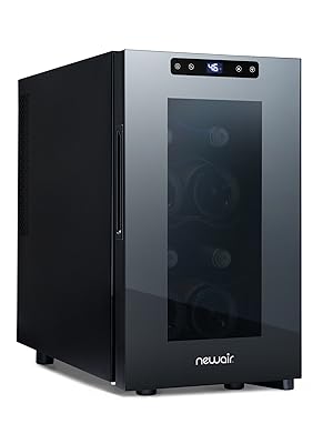 Slim Black Wine Fridge