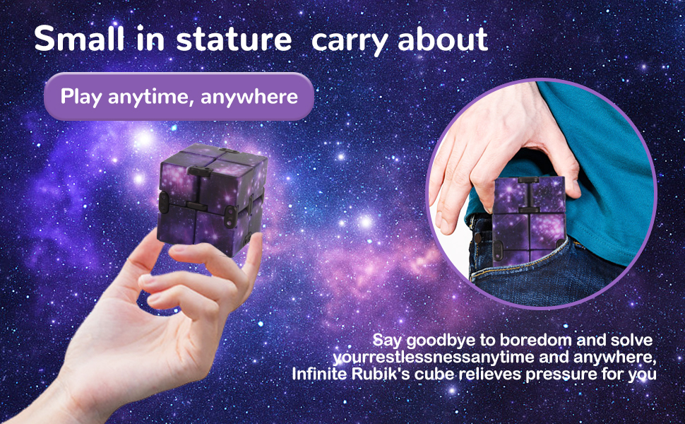Fidget Infinity Cool Cube Toys Fidget Toy Hand Held Magic