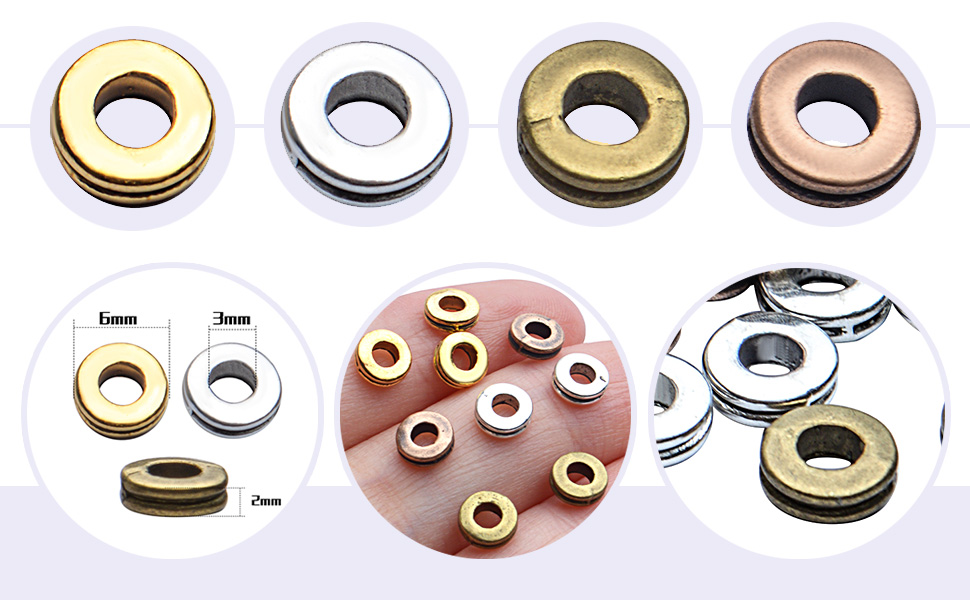 Rondelle Spacer Beads