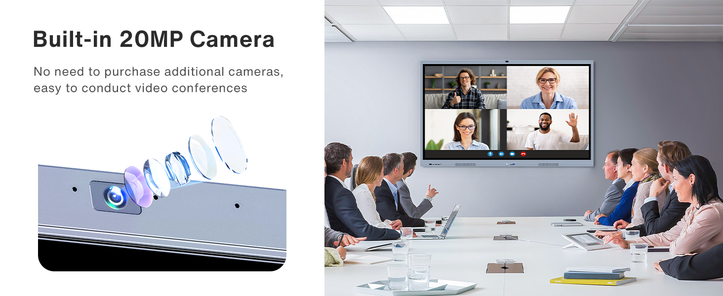 65 inch Digital Interactive Whiteboard DisplayElectronic Smartboard for Classroom Office Home