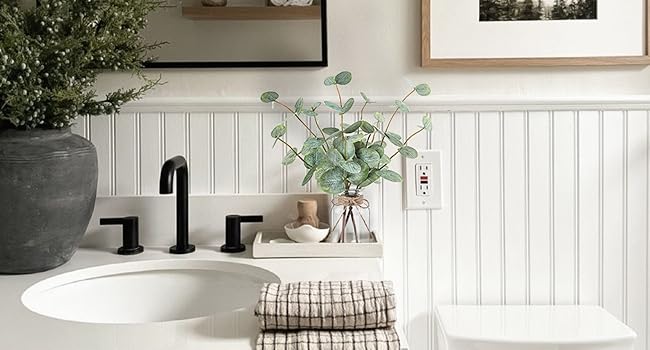 bathroom plants decor