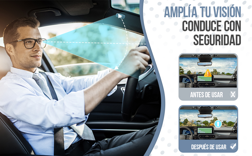 Amplía tu visión, conduce con seguridad