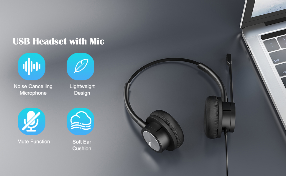 pc headset with microphone