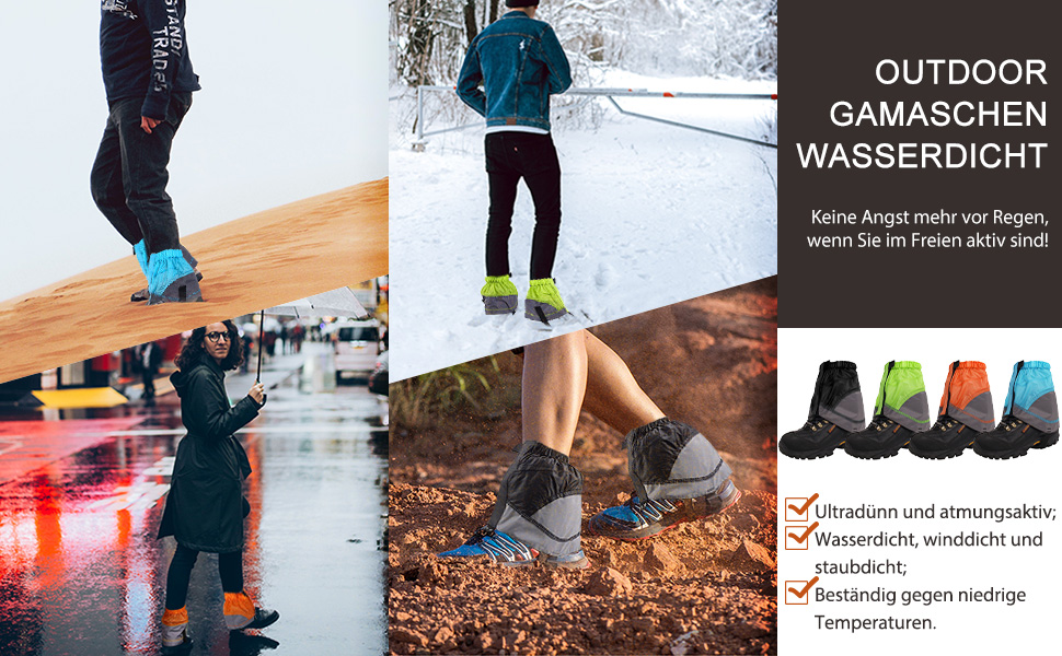 Gamaschen Unisex Gamaschen gamaschen herrengamaschen wasserdicht