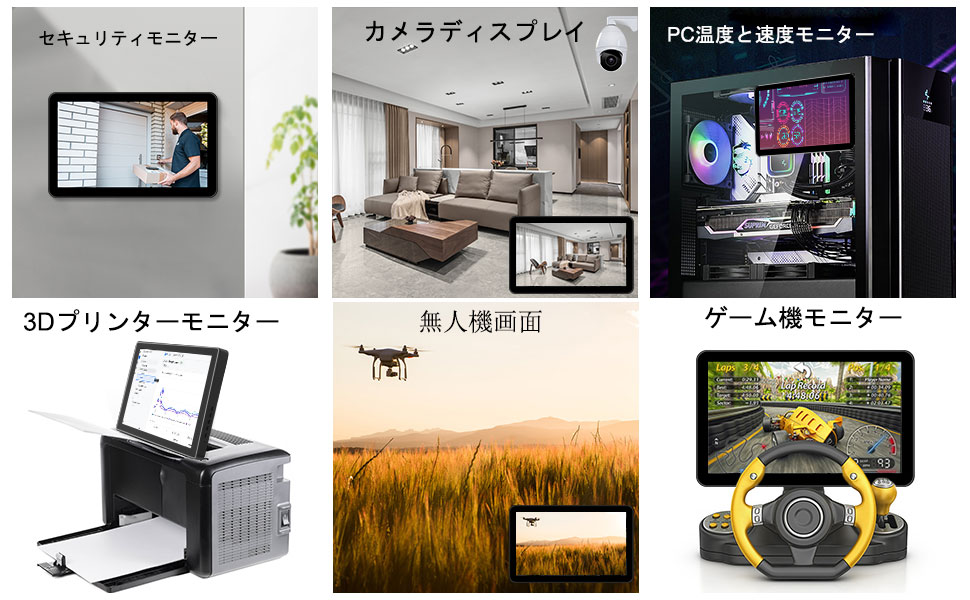Amazon.co.jp: 小型モニター 10.1インチ 1920 x 1200ピクセル