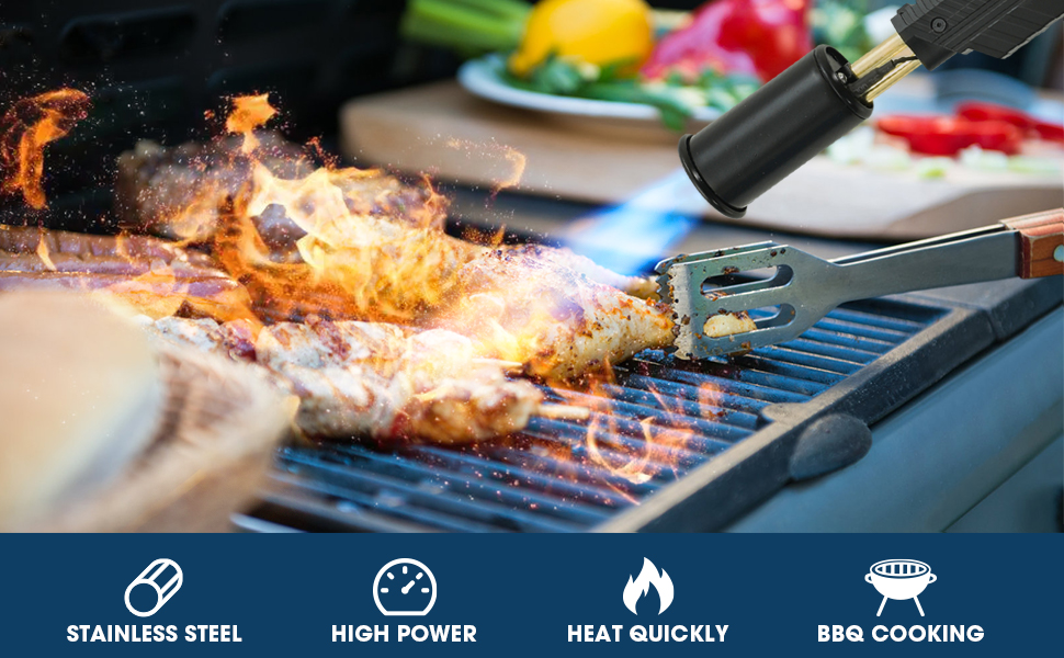 BLUU Cooking Propane Torch Culinary Blow torch Sous Vide