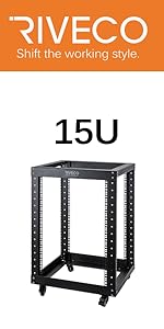 Amazon.com: RIVECO 6U Open Frame Server Rack with Wheels