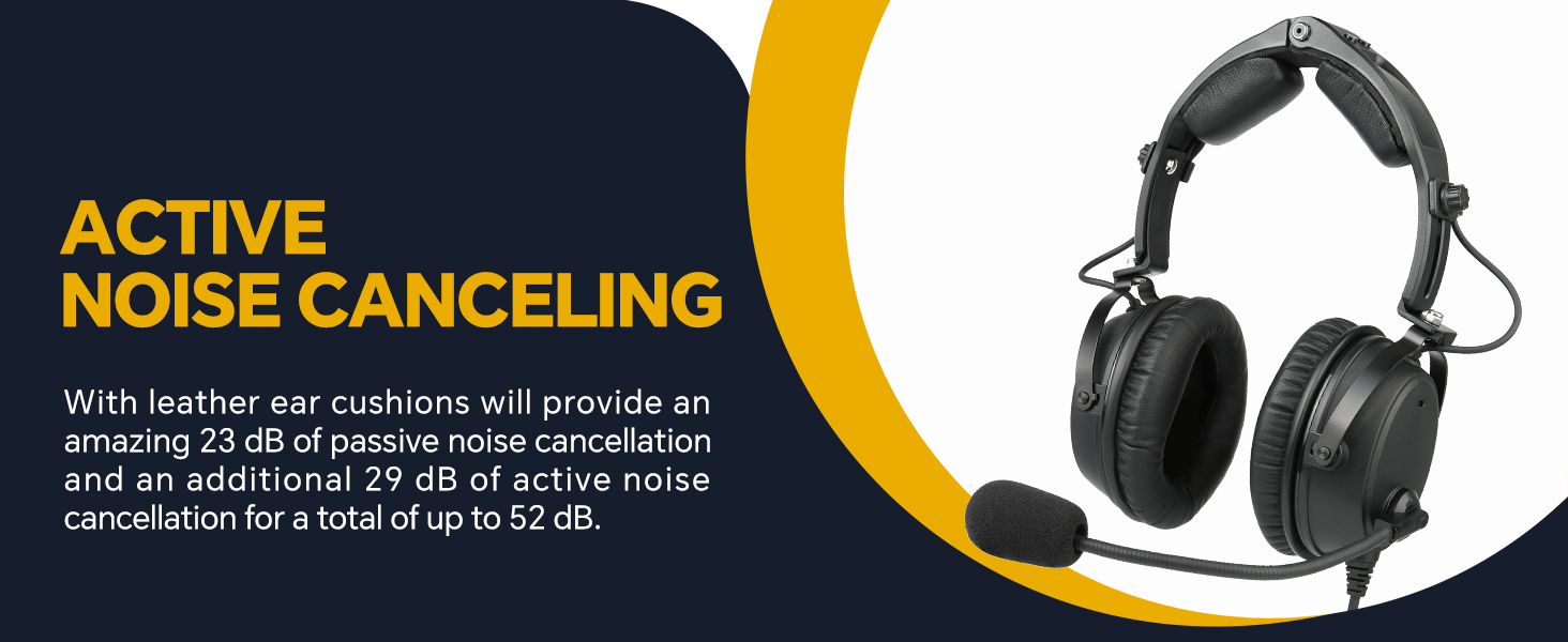 active noise cancelling headset