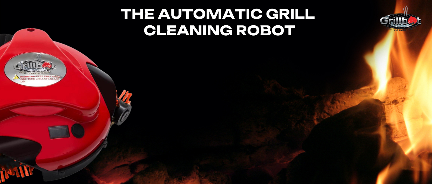 Grillbot Automatic Grill Cleaning Robot BBQ Brush and Scraper, Barbecue