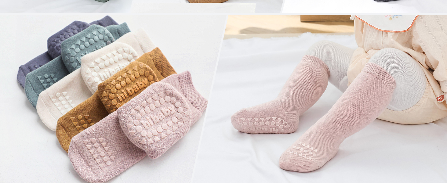 Baby Warm Non Slip Grip Socks