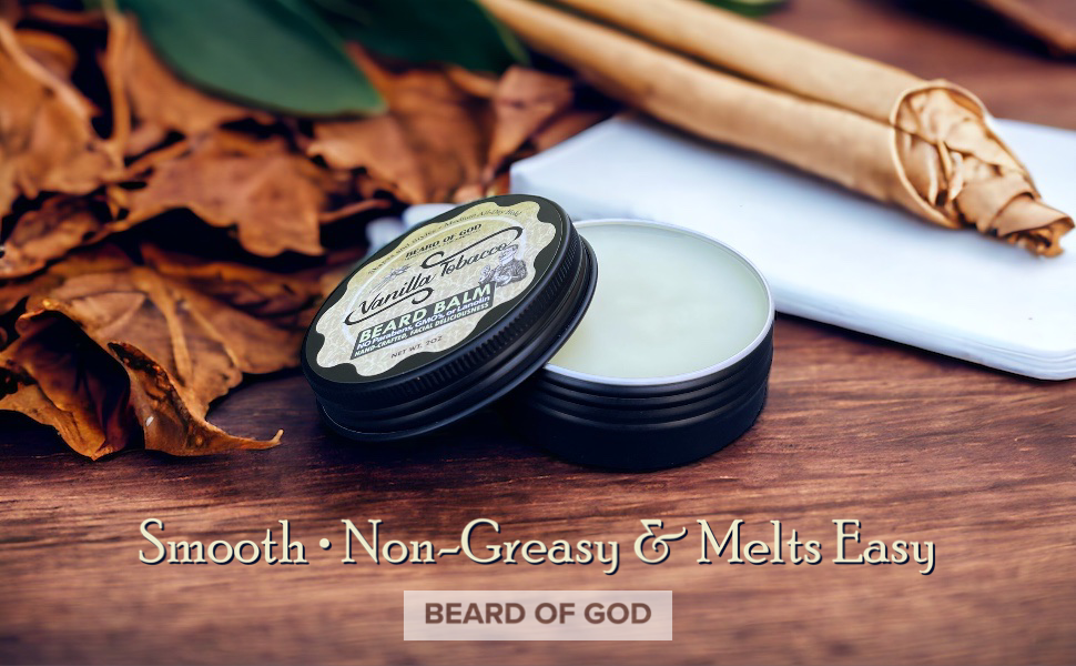 vanilla tobacco beard balm by beard of god