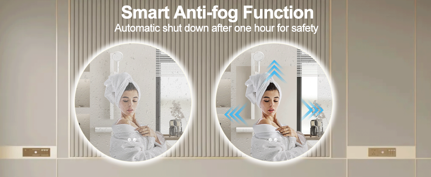 round led mirror for bathroom