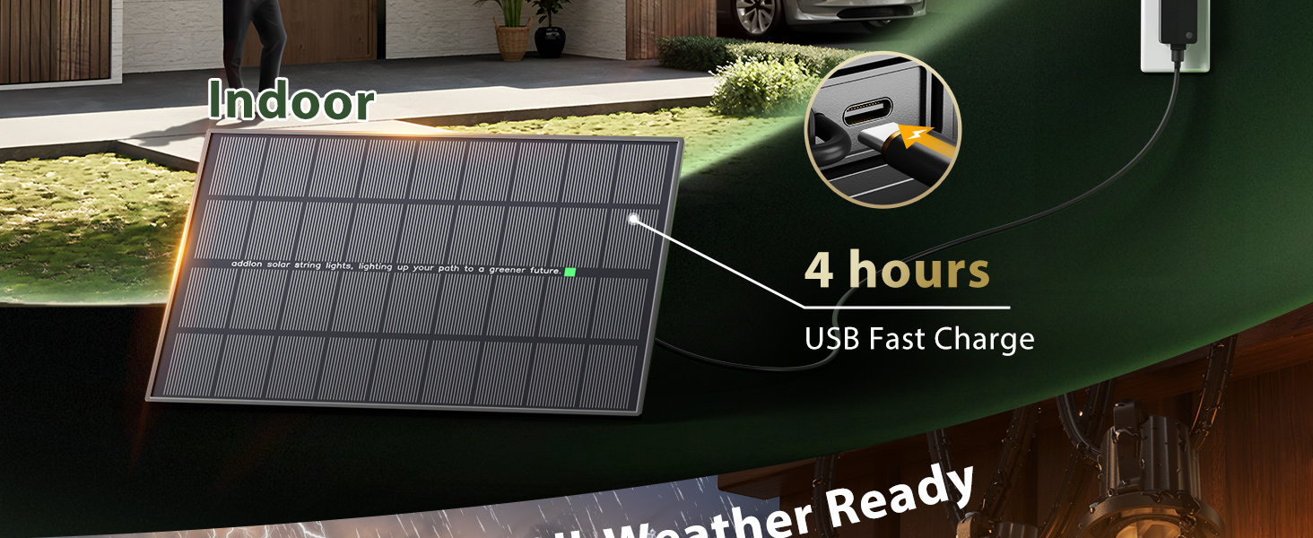 solar string lights outdoor
