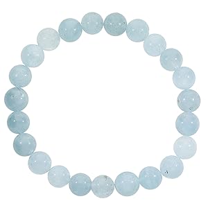 Amazon.co.jp: [新宿銀の蔵] アクアマリン ブレスレット 8mm 約