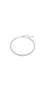 Swarovski Imber Tennis Necklace in Silver