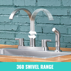 kitchen faucet with sprayer