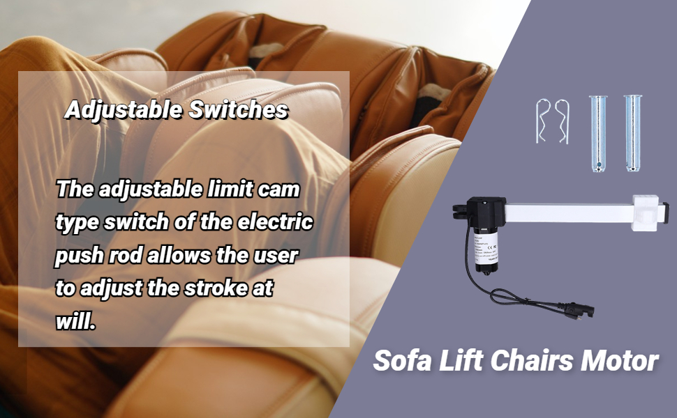 Power Recliner Lift Chair Motor, DC 29V Recliner Motor Actuator