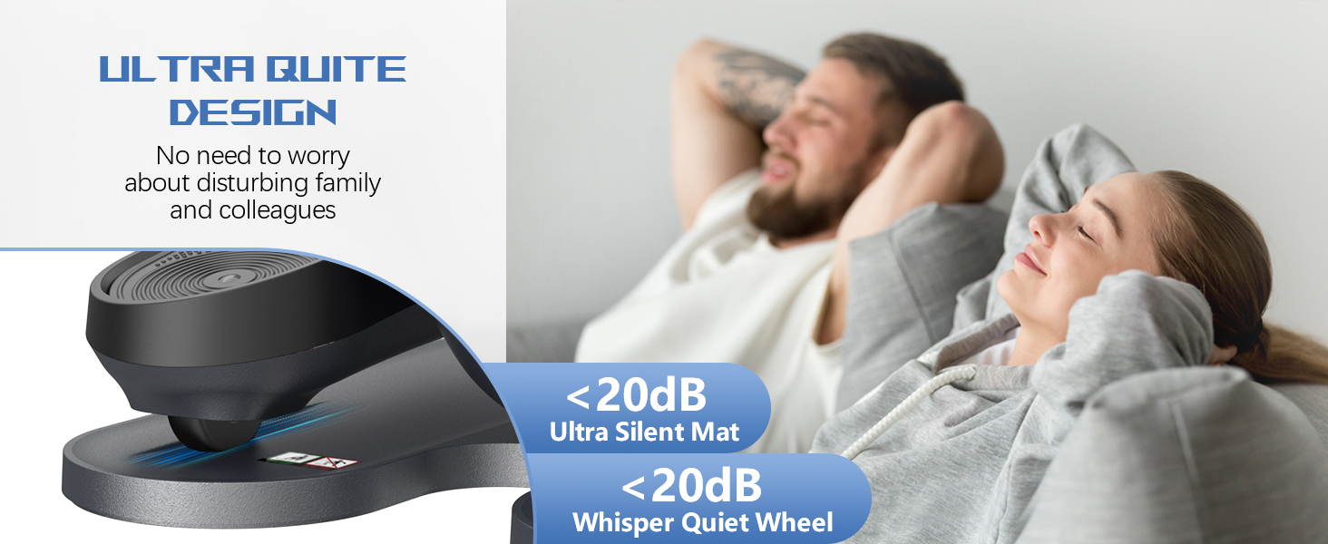 HJDFGSS Under Desk Elliptical Machine, Electric Ellipse Leg