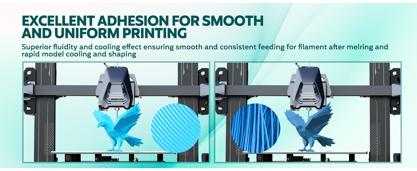 Excellent adhesion for smooth and uniform printing     