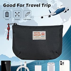 travel cable organizer for road trip camping in compact size fit in your handbag backpack luggag