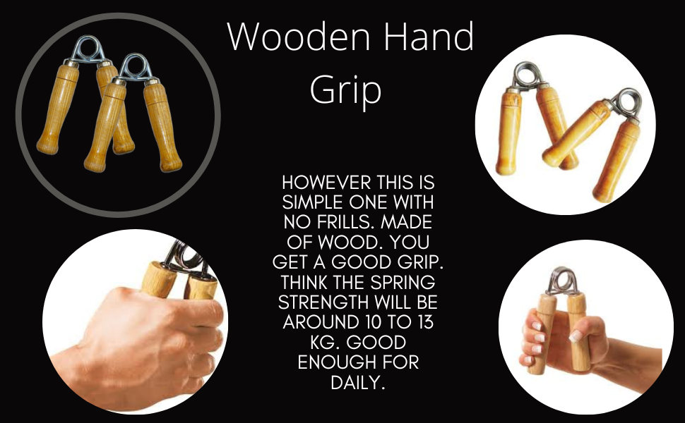 Buy Korbax Hand Grips, Fitness Grip, Gymnastics Grip, Wooden Hand
