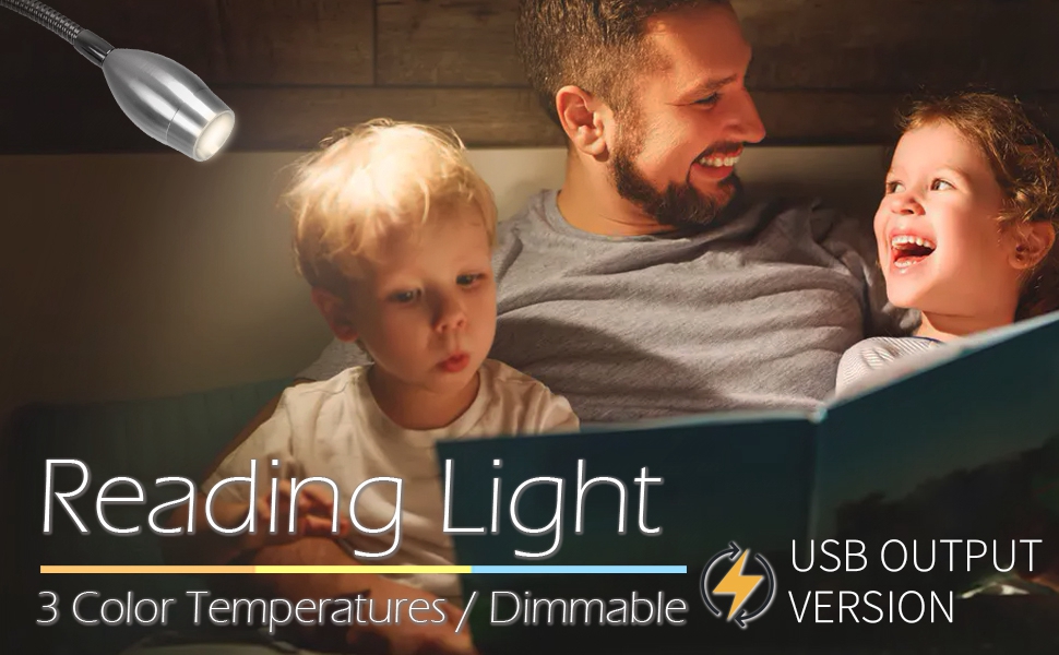 Adust Wall Mounted Reading Light Set of 2, Wall Reading Light, Bed