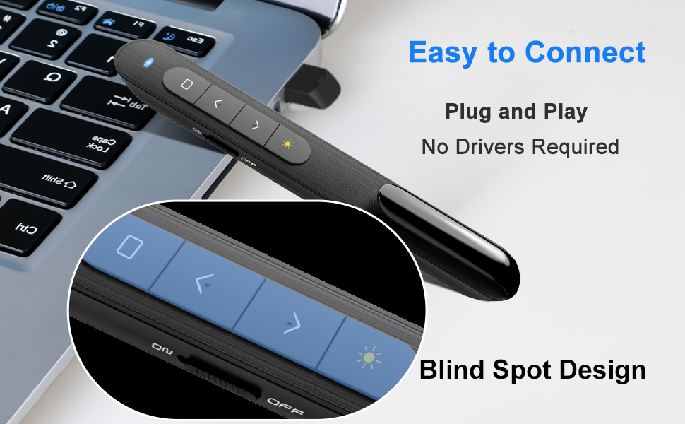 power point remote clicker with laser