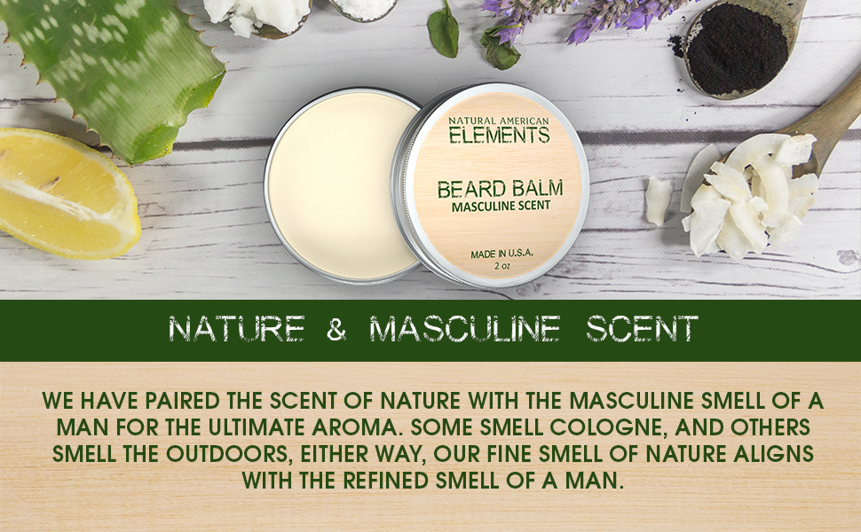 Elements Beard Balm - Nature and Masculine scent