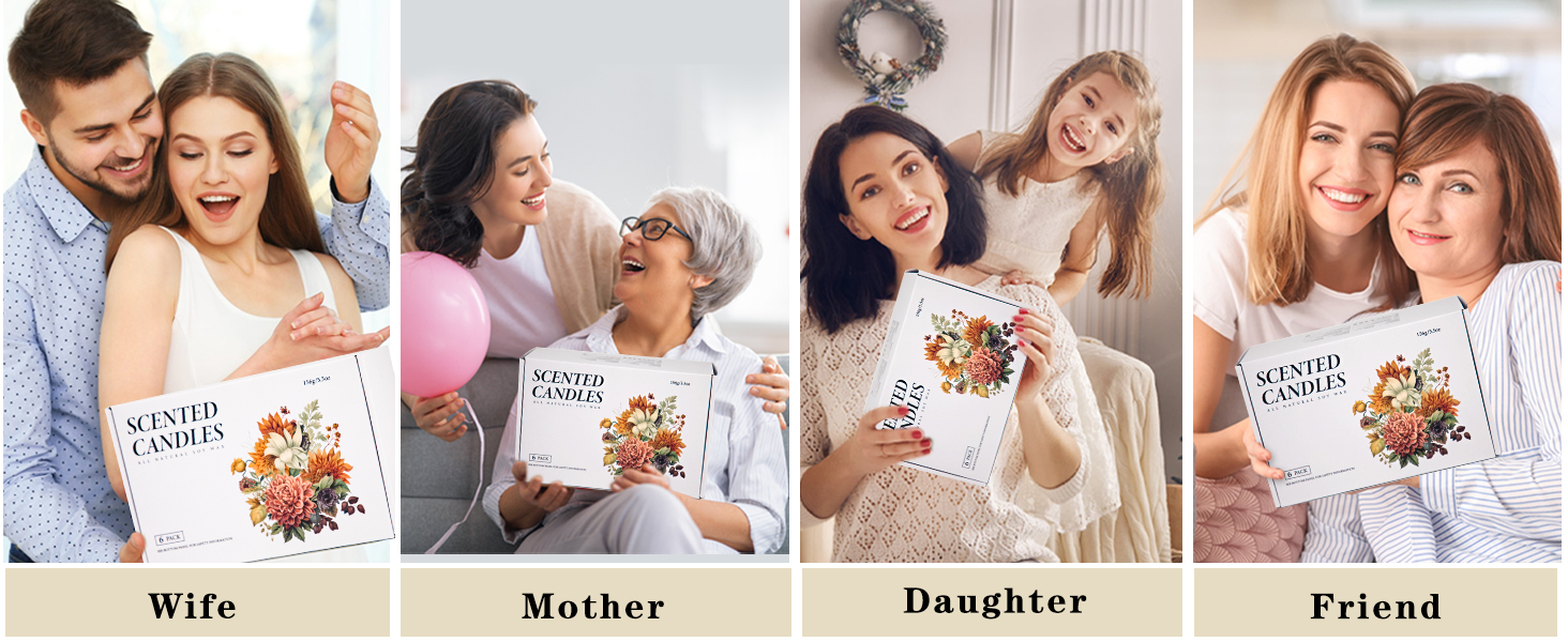 Candles Gifts Set for Women