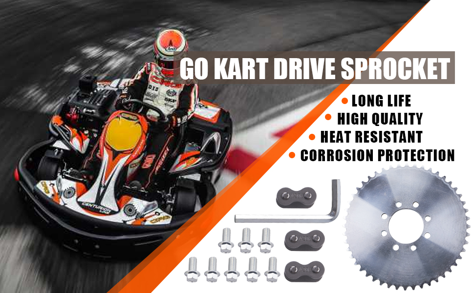 MWMNUN Go Kart Drive Sprocket 48Tooth Rear Sprocket