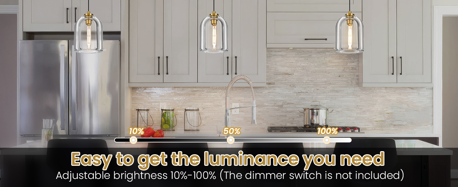 Modern crystal pendant light