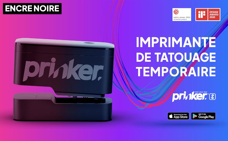 ぜ*や様 Mini Portable Print Tattoo ブラック LKT Tattoo Stencil Printer Mini Portable Stencil Printer USB