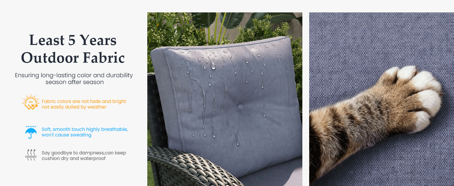 Patio Furniture Swivel Chairs Set