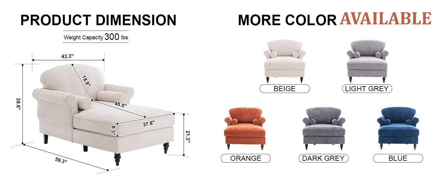 oversized chaise lounge indoor upholstered sofa bed reading couch sleeper armchair comfy modern