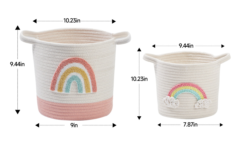 Cute Small Woven Basket with Handles