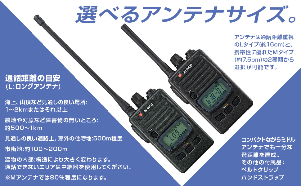 Amazon | 特定小電力トランシーバー 2台セット アルインコ DJ